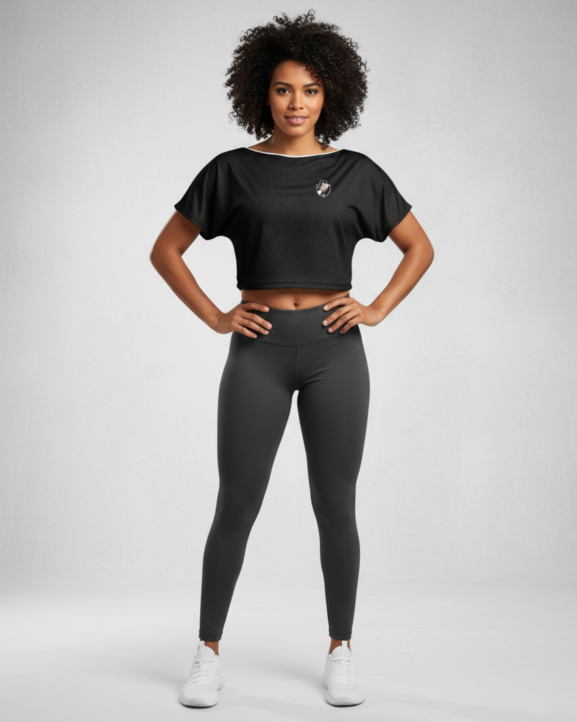 blusa cropped vasco oficial